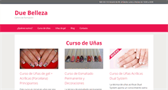 Desktop Screenshot of duebelleza.com
